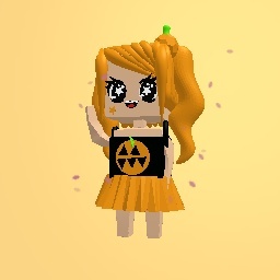 A hallowen girl