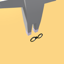 Purple and white striped socks