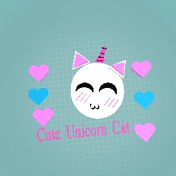 Cute Unicorn Cat