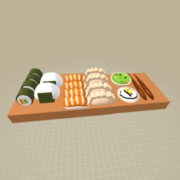 Sushi platter