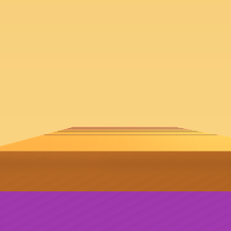 The 3D creeper with red and purple