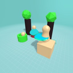 Kids playing in the backyard