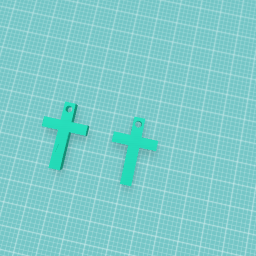 Cross earrings