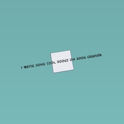 I write cool books on book creator