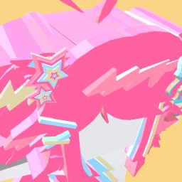 Pinky Pie inspired hair