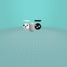 The devil and the angel