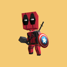 Deadpool with The monjor and sheild