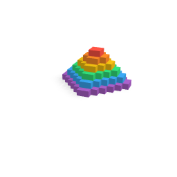3D Topographic Diamond