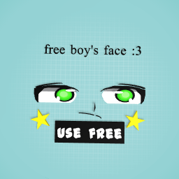 Boy Face "Free" Use put hotpage