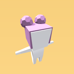 Basic Double Buns in Pink