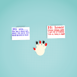 What happens when my sis paints my nails