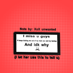 NOTE: XoX unwated ☆