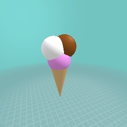 Simple ice cream cone -