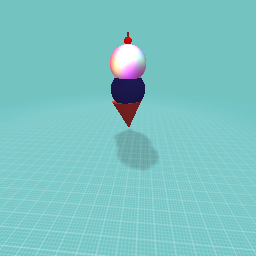 the blueberry and cottancandy ice cream