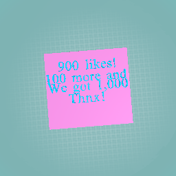 900 likes!