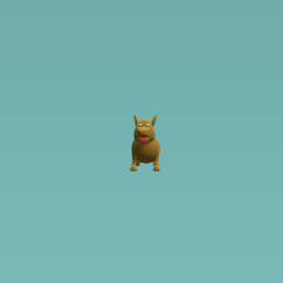 A dog