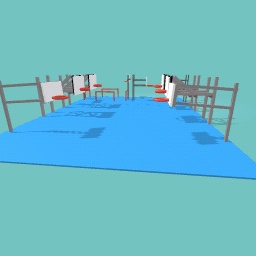 big basketball court