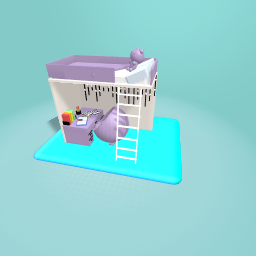 Aphmau Loft Bed (I Did The Blue, Purple And The White