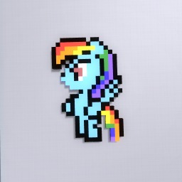 RainbowDash MyLittlePony PixelArt
