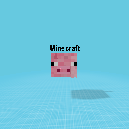 minecraft pig face