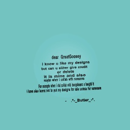 Dear GreatGoosey