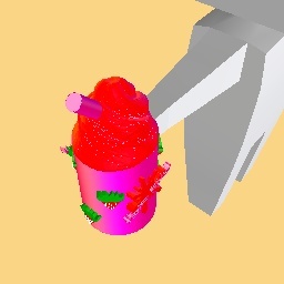 Strawberry Milkshake Handhold!