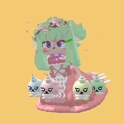 Cute kawaii anime princess