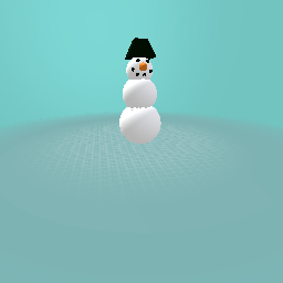 Lamp snowman