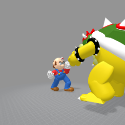 Mario vs Bowser