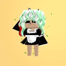 Me in a maid dress