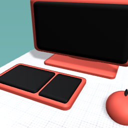 Devices with an apple