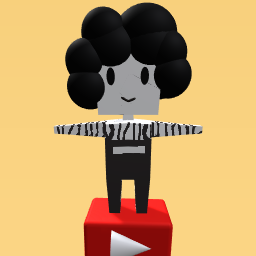 Stripy overalls w/ white box logo