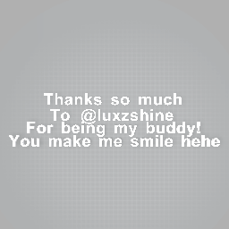 To @Luxzshine