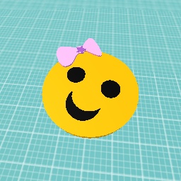 Emoji with star bow