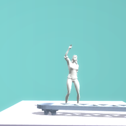 Girl geting a cookie jar