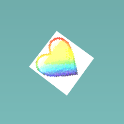 Rainbow heart