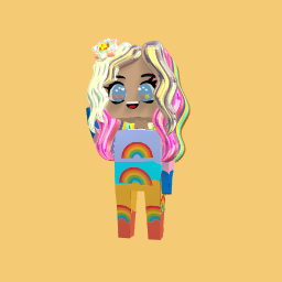 Meet this rainbow girl