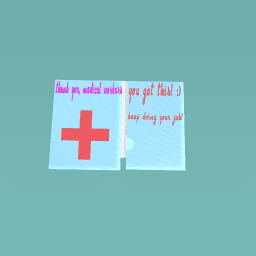 card for medical workers