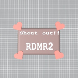 Shout out! RMDR