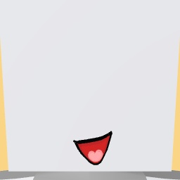 Cute Simple open Mouth