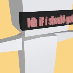 Idk if i should quit