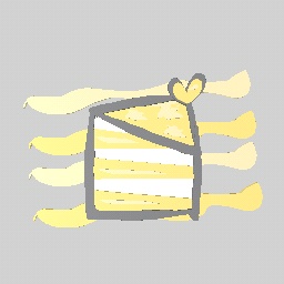 2D Vanilla Cake