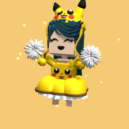 Pikachu cheerleader