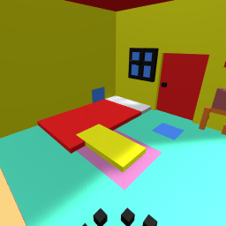 inside the yellow house