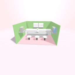 Pastel modern kitchen !