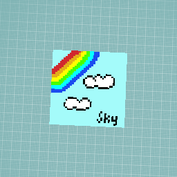 Rainbow and sky