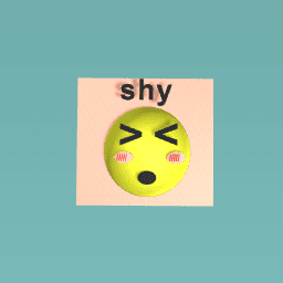 Shy emoji