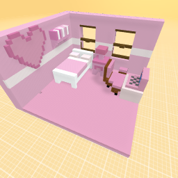 Cute pink bedroom