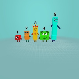 Numberblocks 1-5