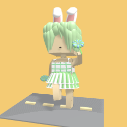 Green bunny